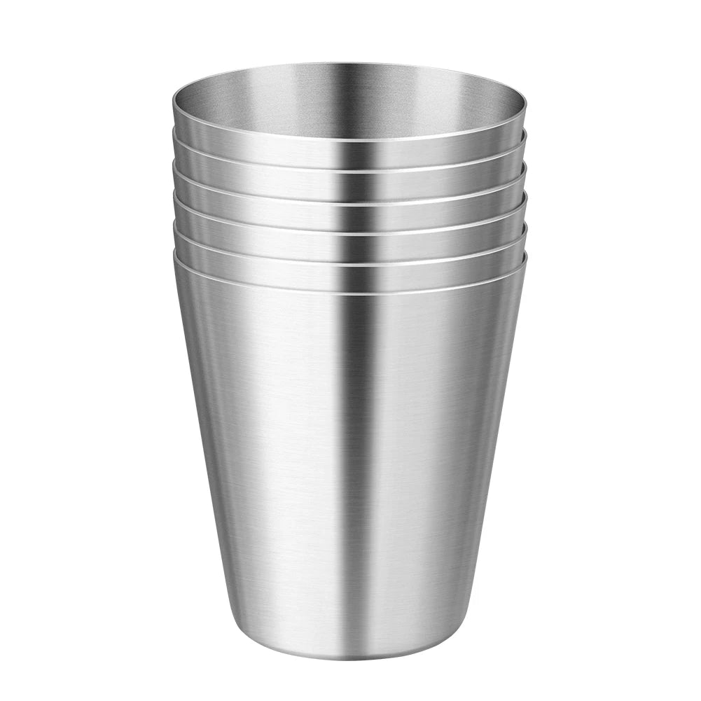 4/6 pçs conjunto ao ar livre prático viagem copos de aço inoxidável mini conjunto óculos para uísque vinho com caso portátil drinkware 30/70ml